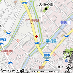 リパーク古ヶ崎駐車場周辺の地図