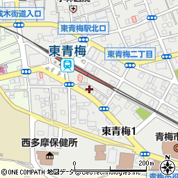 東京都青梅市東青梅1丁目8-3周辺の地図