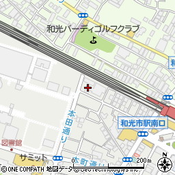 埼玉県和光市本町5-40周辺の地図
