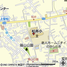 所沢市立松井小学校周辺の地図