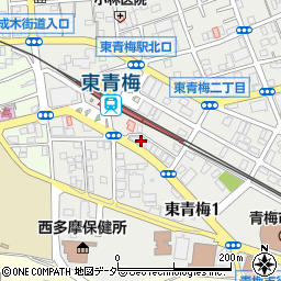 東京都青梅市東青梅1丁目8-2周辺の地図