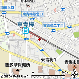 東京都青梅市東青梅1丁目9-13周辺の地図