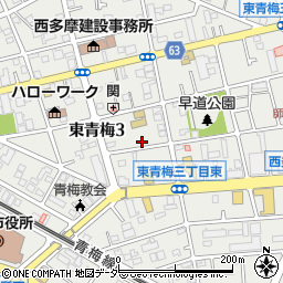 東京都青梅市東青梅3丁目22-11周辺の地図