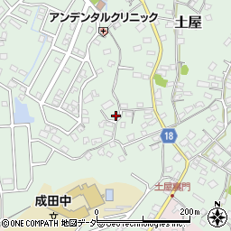 千葉県成田市土屋910周辺の地図