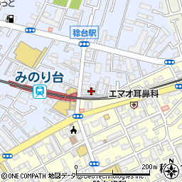 千人力　みのり台店周辺の地図