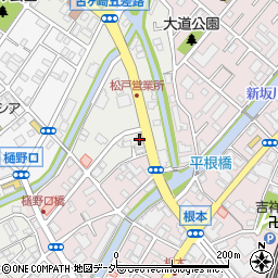 千葉県松戸市古ケ崎118周辺の地図