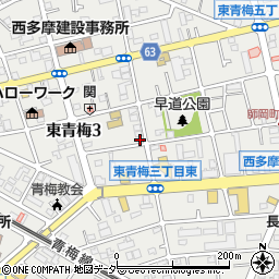 東京都青梅市東青梅3丁目22-9周辺の地図