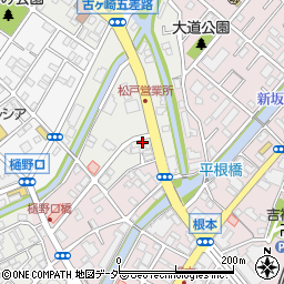 千葉県松戸市古ケ崎116周辺の地図