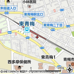 東京都青梅市東青梅1丁目9-12周辺の地図