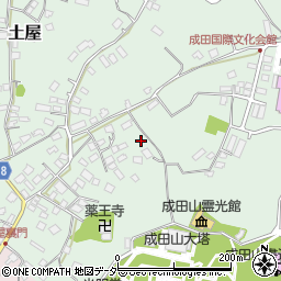 千葉県成田市土屋183周辺の地図