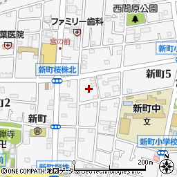 東京都青梅市新町5丁目17周辺の地図