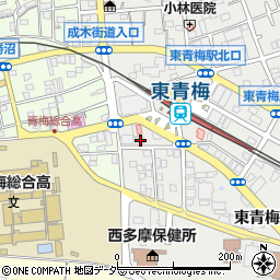 東京都青梅市東青梅1丁目4-11周辺の地図
