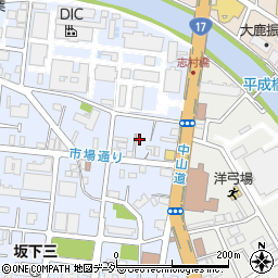 有限会社秋久工務店周辺の地図