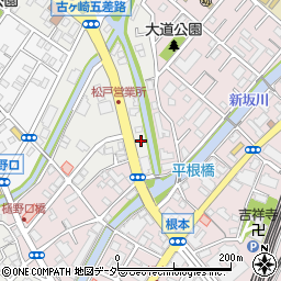 千葉県松戸市古ケ崎857周辺の地図