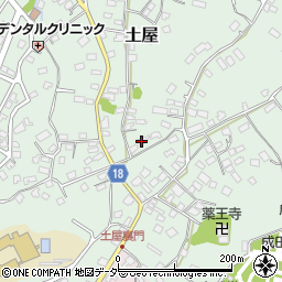千葉県成田市土屋828周辺の地図