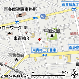 東京都青梅市東青梅3丁目22-17周辺の地図