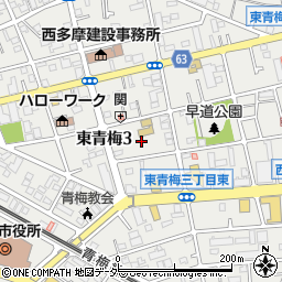 東京都青梅市東青梅3丁目22-30周辺の地図