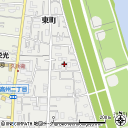 埼玉県三郷市東町148周辺の地図