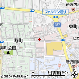 日本情報システム株式会社所沢営業所周辺の地図
