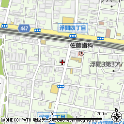 瀧野川信用金庫浮間支店周辺の地図