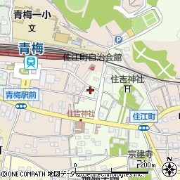 東京都青梅市住江町57周辺の地図