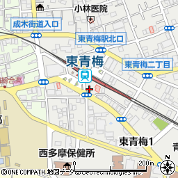 東京都青梅市東青梅1丁目9-4周辺の地図