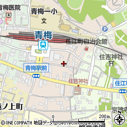 東京都青梅市本町160-17周辺の地図