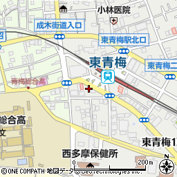 東京都青梅市東青梅1丁目4-5周辺の地図