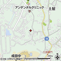 千葉県成田市土屋908周辺の地図