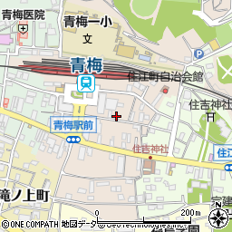 東京都青梅市本町160周辺の地図