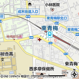東京都青梅市東青梅1丁目4-4周辺の地図
