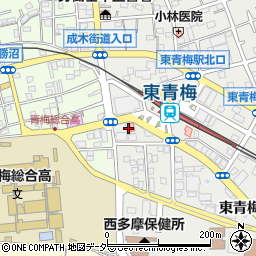 東京都青梅市東青梅1丁目4-2周辺の地図