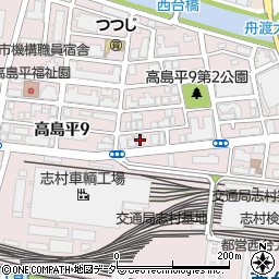 新明電材株式会社　板橋営業所周辺の地図