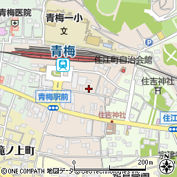 東京都青梅市本町160-16周辺の地図