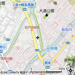 千葉県松戸市古ケ崎856周辺の地図