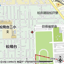 千葉県松戸市松飛台92-2周辺の地図