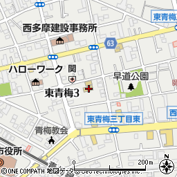 東京都青梅市東青梅3丁目22-4周辺の地図
