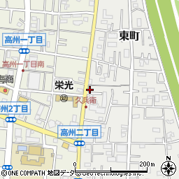 埼玉県三郷市東町168周辺の地図