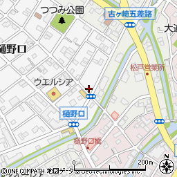 千葉県松戸市樋野口613周辺の地図