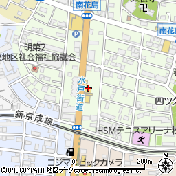 ＨｏｎｄａＣａｒｓ松戸６号南花島店周辺の地図