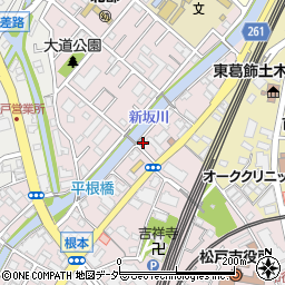 千葉県松戸市根本143周辺の地図