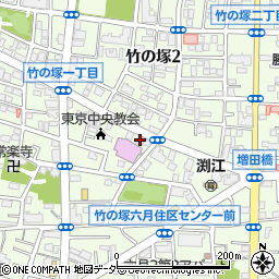 ＭＫビル竹ノ塚周辺の地図