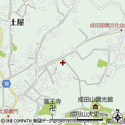 千葉県成田市土屋182周辺の地図