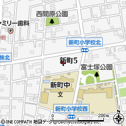 東京都青梅市新町5丁目19周辺の地図
