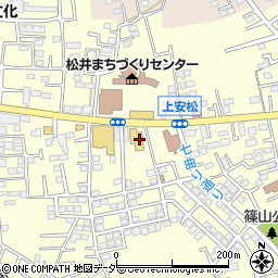 山田うどん　本部周辺の地図