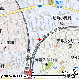 埼玉県所沢市旭町3-1周辺の地図
