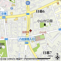 千葉県松戸市日暮6丁目197周辺の地図