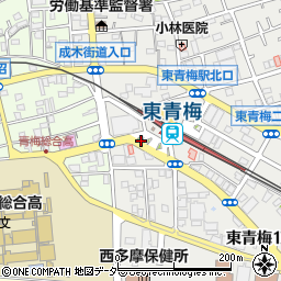 東京都青梅市東青梅1丁目16周辺の地図