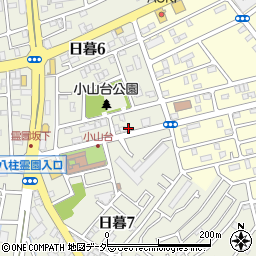 千葉県松戸市日暮6丁目162周辺の地図