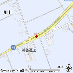 川上周辺の地図